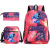 Star Baby Stitch Stitch Backpack Shoulder Bag + Pencil Case Black Student Schoolbag Three-Piece Set