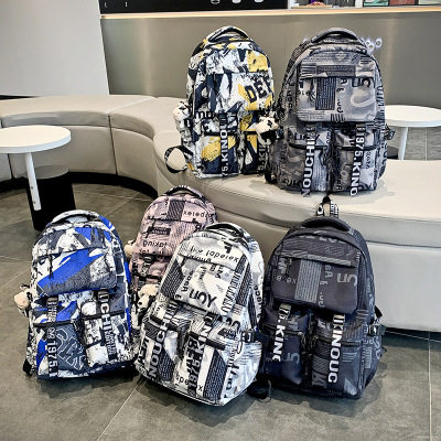 Backpack Fashion Japanese Style Large Capacity Bag Female Couple High School Junior High School Primary School Bag