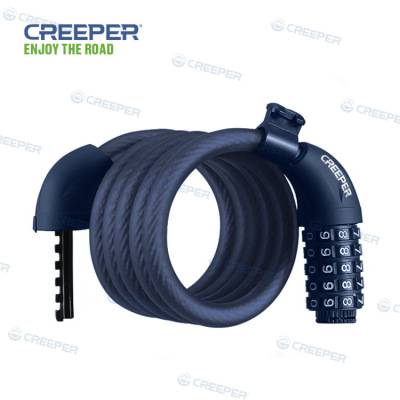Creeper Factory Direct Lock Password 5-Bit 15x1800 with Frame Blue High Quality Accessories Bicycle Professional