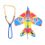 Aircraft DIY Assembly Slingshot Elastic Aircraft Children's Flash Toy Square Supplies for Stall and Night Market