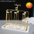 Light Luxury Cup Holder Draining Storage Rack Upside down Shelf Tea Cup Glass Tray for Glass Cup Household