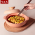 Ceramic Pot King Nordic Contrast Color Open Fire and High Temperature Resistance Casserole/Stewpot Shallow Pot Shallow Pot Claypot Rice Cooking Ceramic Casserole