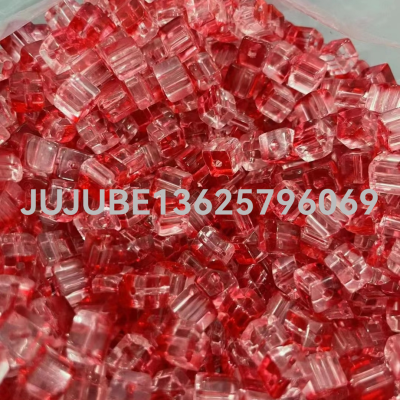 Crystal candy color matching square round DIY hand toy Net red same style accessories accessories manufacturer I