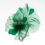 New Green Mesh Feather Headwear Bridal Stage Show Formal Dress Accessories Night Shanghai Flower Hairpin