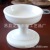Natural Marble Candlestick 10cm White European and American Logo Text Sandblast Carving Candlestick Home Decoration