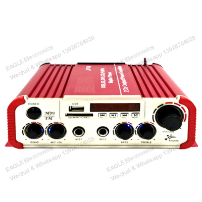Amplifier for car or home USB/SD/Screen/RC