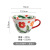 BT5 Original Retro Hand-Painted Printed Wide-Mouth Mug Nordic Underglaze Microwaveable Ceramic Cup Breakfast Cup