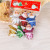 Classic 3cm Gold Powder Santa Claus Six-Color Six-Pack Santa Claus Pendant Christmas Decoration Small Gift