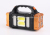 2678 Solar Portable Rechargeable Light Camping Lantern Searchlight Emergency Cob and LED Light Strip Power Bank