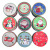 New Arrival Hot Sale Christmas Tinplate round Cans Candy Box Gift Storage Box Cookie Jar Iron Cans