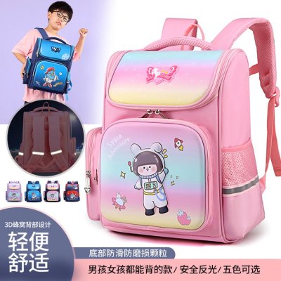 2022 Summer New Backpack Rose Pink Average Size Zipper Nylon Cloth Light Pink