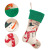 New Christmas Embroidered Elderly Snowman Christmas Stockings Christmas Linen Decorative Gift Socks Gift Bag