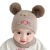Bena Bear Cute Heart Rabbit Cap Winter Hat Knitted Hat Warm Cap Set