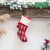 New Christmas Decorations Knitted Christmas Stockings Woolen Yarn Socks Red and White Elk Gift Bag Children Gift Bag