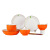 Thought Orange Creative Ceramic Tableware Bowl and Chopsticks Set Small Gift Gift Wholesale Gift Box with Printed Logo