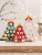 Christmas Monolithic Wooden Christmas Tree Desktop Small DIY Mini Christmas Tree Decorations Scene Show Window Ornaments