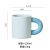 Thick Handle Ceramic Cup Good-looking Mug Creative Ins Nordic Style Coffee Cup Breakfast Cup Couple Water Cup Gift Cup