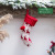 New Christmas Decorations Knitted Christmas Stockings Woolen Yarn Socks Red and White Elk Gift Bag Children Gift Bag