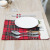 Cross-Border Christmas Cotton and Linen Machine Embroidery Double-Layer Thickened Placemat Western Food Decoration Dining Table Cushion Steak Mat Knife and Fork Cover