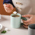 Thick Handle Ceramic Cup Good-looking Mug Creative Ins Nordic Style Coffee Cup Breakfast Cup Couple Water Cup Gift Cup