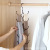 Multi-Use Hanging Scarf Bracket Household Storage Tie Silk Scarf Shelf Belt Silk Stockings Multi-Layer Hanger Ring Hanger
