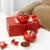 All the Best Persimmon Ceramic Tea Pot Opening Gift with Hand Gift Wedding Candy Box Sealed Storage Jar Gift Box