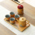 Teapot Kung Fu Tea Set Office Simplicity Household Ceramic Bamboo Tea Tray Teapot Gift Box Real Estate Insurance