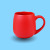 Simple Ceramic Mug Promotion Gift Cup Printed Logo Creative Color Glaze Coffee Cup Set Wholesale