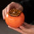 Persimmon Shape Tea Jar Ceramic Small Size Sealed Jar Tea Box All the Best Gift Wedding Candy Candy Jar