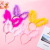 New Lengthened Luminous Feather Rabbit Ears Angel Headband Flash Headdress Fairy Light Hairpin Stall Toy