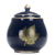 Tea Pot Ceramic Logo Large Blue Glaze Gold Painting Sealed Storage Tank Gift Box Ge Kiln Tea Packaging Jar