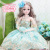 60cm Large Tongle Barbie Doll Toy Doll Girl Lisa Elsa Princess Elsa Suit Single Cloth