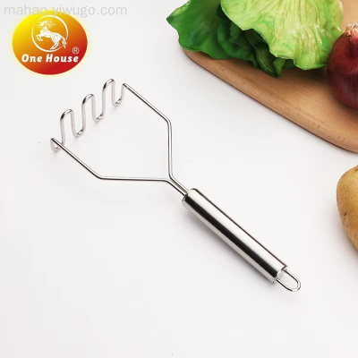 Stainless Steel Mashing Tool Household Potato Press Mashing Tool Manual Triturator Multifunctional Kitchen Gadget