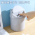 Mini Desktop Plastic Shake Cover Trash Can Household Trash Can Creative European Ins' Living Room Table Covered Wastebasket