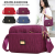  Solid Color Messenger Bag Fashion Shoulder Bag Korean Style Women's Shoulder Bag Nylon Bag Mobile Phone Bag Coin Purse