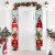 Cross-Border New Arrival Christmas Decorative Door Curtain Creative Cartoon Faceless Old Man Decoration Couplet Flag
