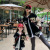 Parent-Child Baseball Uniform 2022 Autumn Boy Western Style Letter Coat Mother-Daughter Matching Outfit Autumn Fashion Baseball Top