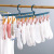 Non-Slip Thickened Hanger 8 Clip Hanger Children's Multi-Head Clothespin Household Multi-Functional Storage Underwear Socks' Clip Adult