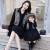 High-End Mother-Daughter Matching Outfit 2022 Autumn Parent-Child Wear Fashionable Slimming Plaid Vest Two-Piece Skirt