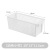 Desktop Storage Basket Snack Storage Hollow Rectangular Storage Basket Sundries Box Storage Box Plastic Basket Storage Basket