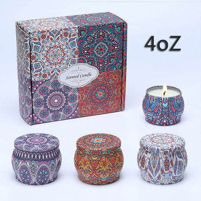 Hot Sale Organic Essence Oil Aromatherapy Candle Light Festival Fragrance Candle Aromatherapy Festival Hand Gift Box Gift Wholesale