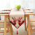 New Christmas Linen Embroidered Elk Cartoon Table Runner Christmas Hotel Restaurant Home Decoration Dining Table Cushion