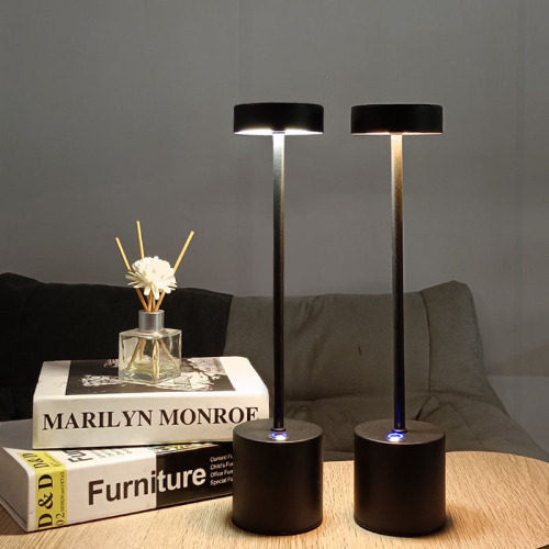 foreign trade exclusive led iron hotel eye protection lamp charging touch small night lamp usb creative bar dining-room lamp