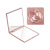 Trendy Small Mirror Portable Make-up Mirror Nordic Style Light Luxury Double-Sided Folding Mirror Good-looking Plane Mirror Portable Mirror