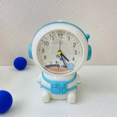 Snooze Spaceman Dual-Tone Speech Alarm Clock Children's Special Alarm Clock Is Very Accurate When Walking, It Can Be Scheduled