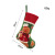 New Christmas Decoration Embroidered Elderly Snowman Large Christmas Stockings Christmas Children Gift Socks Gift Bag Pendant
