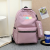 Partysu Schoolbag Female Ins Korean High School Primary School Student Junior High School Student Three to Grade Five, Grade Six Large Capacity Backpack