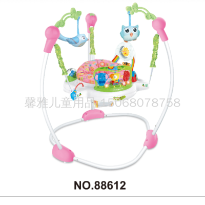 Baby Bounce Chair Wholesale Baby Jumping Multi-Function Music Walker Baby Light Rotating Toddler Chair