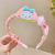 Children's Flower Headband Headwear Korean Girls Cute Hair Fixer Non-Slip Headband Hairband Girls Cartoon Hair Pin Hair Accessories