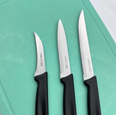 Foreign Trade in Stock Supply Stainless Steel Suit Knife Fruit Knife Steak Knife Fruit Knife Peeler Saw Knife